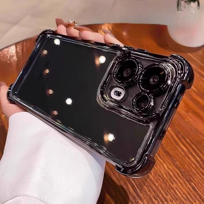 Luxury Clear Plating Case For Honor 400 Pro Magic 7Lite 50 Huawei P40 P30 Pro NOVA 9 Cover Airbag Armor Anti Fall
