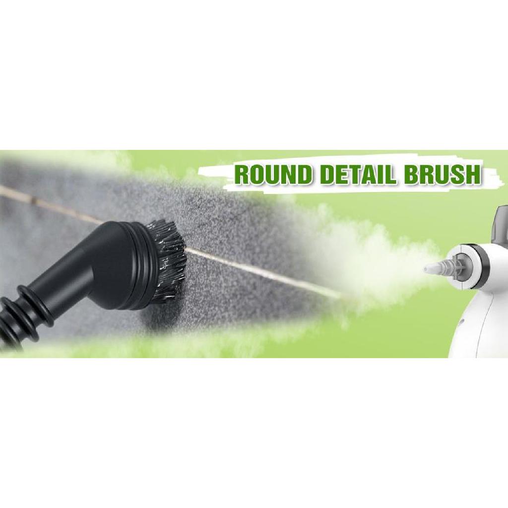 Phueut Pressurized Handheld Multi-Surface Natural Steam Cleaner with 12 Pcs Replacement Parts , Multi-Purpose Steamer for Springtok , Home and Car