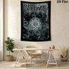 Dark Metal Tapestry Slipknot'S Mystic Design Tapestry Background Cloth Wallmounted Wall Covering Decoration Home Decor Wall Decoration