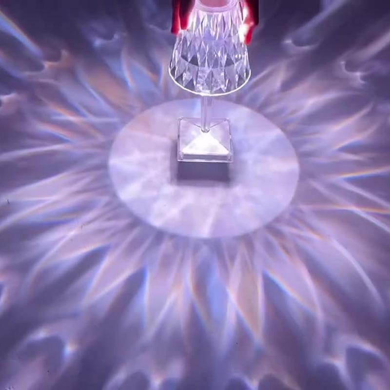 Diamant Tisch Lampe Licht Luxus Kreative Schlafzimmer Nacht Atmosphäre Nacht Licht Dekoration Kristall Kleine Tisch Lampe