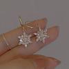 Boucles d'oreilles de Noël Flocon de Neige Élégantes et Stylées Boucles d'oreilles pour Femmes Européennes et Américaines