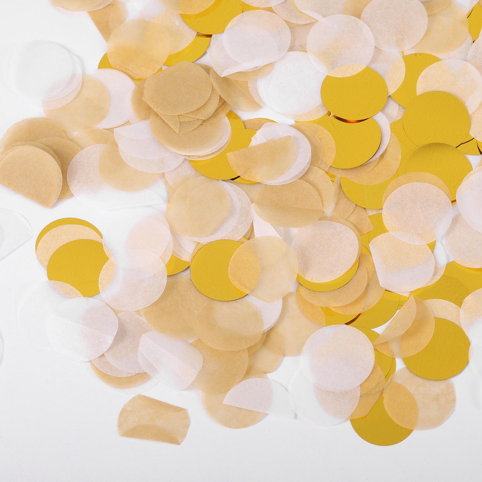 Бумага для конфетти для украшения дня рождения, разноцветные великолепные и блестящие точки конфетти для стола