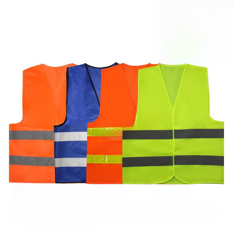 High-Visibility Reflective Safety Vest for Traffic and Construction Workers
