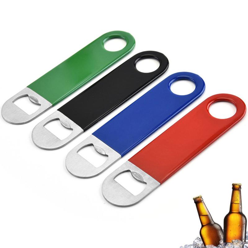 Bartender Bottle Opener Beer Bottle Openers Rubber Coated Stainless Steel