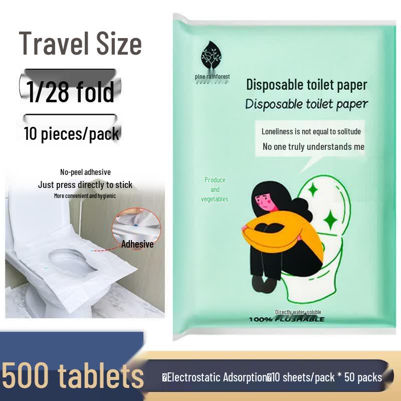 LIEI Disposable Soluble Toilet Seat Covers