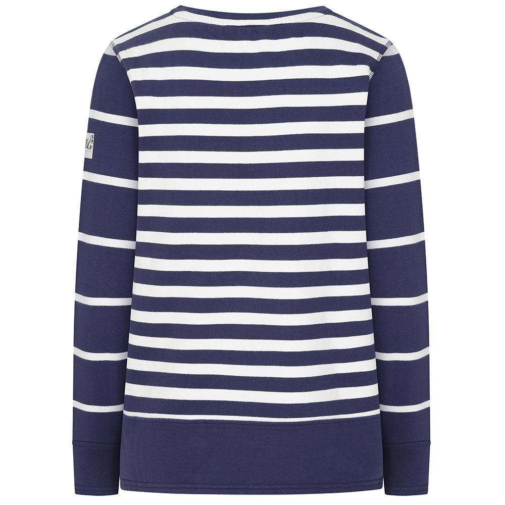 Lazy Jacks Womens/Ladies Striped Crew Neck Sweatshirt