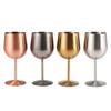 Dulton Wine Stainless Steel and Matte Timeless and Expressive Wine Height Diameter Glass, Copper, Placeless, Glass, 180mm, 74mm, Capacity 350ml,