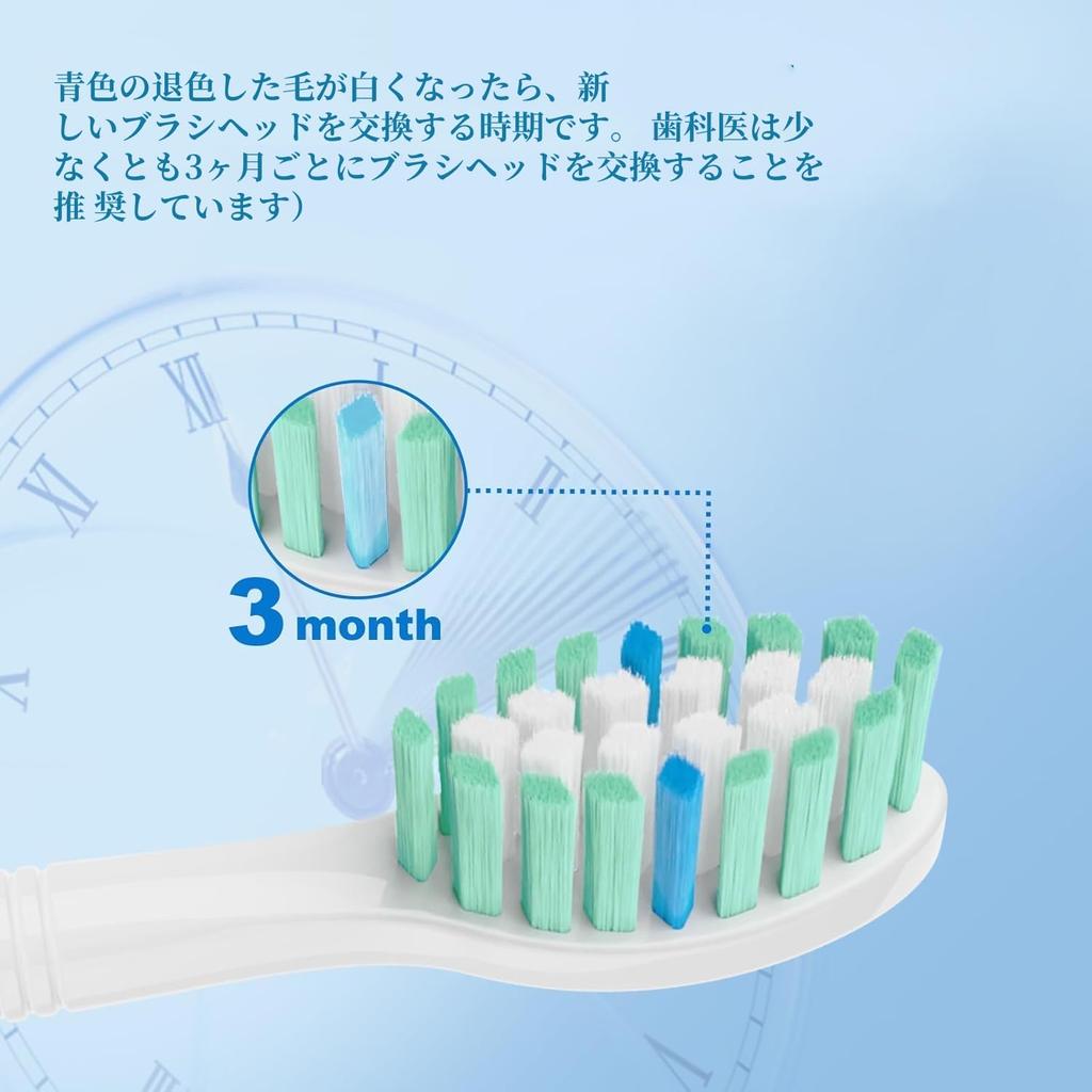 NYTCNHO Electric Toothbrush Replacement Brush Compatible with Philips Sonicare for Home and Travel Use Heads, DiamondClean, 6-Pack,