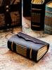 Handmade Leather Travel Journal - Customizable Retro Notebook with Simple Cover