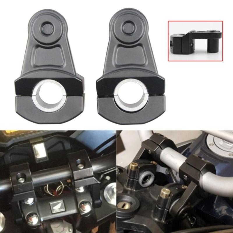Motorcycle Handlebar Risers Bar Mount Handle Clamp Universal for 28mm 1 1/8" 25mm 1'' 22mm 7/8" Handlebar