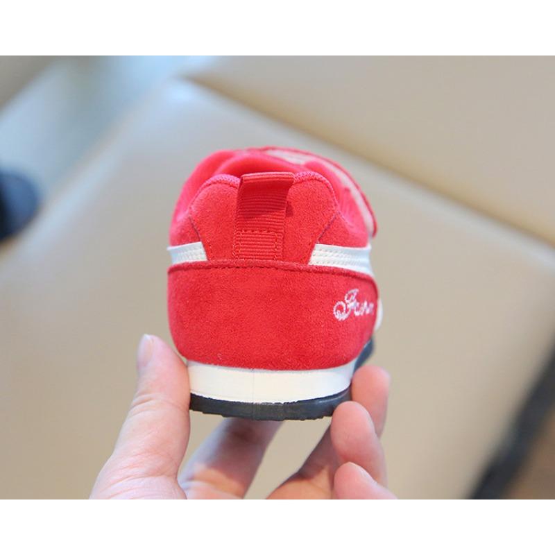 Children’s Ah Gan Shoes, Spring/Autumn Boys’ Sports Shoes New Arrival, Girls’ Casual Skate Shoes, Soft-Soled Baby German Trainer Flats
