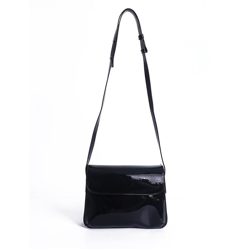 

Модная, универсальная, квадратная сумка для переноски, сумка через плечо, сумка через плечо, маленькая квадратная кожаная сумка под мышку чёрный