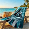 Messi Customizable Name Beach Towel Super Soft & Absorbent Suitable for Sports Travel Swimming Yoga Bathroom Beach And Pool