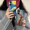 Abstract Oil Painting Phone Case for OPPO Reno 14 13 12 11 10 9 8 7 6 5 F T Pro 5G Soft TPU Shockproof Cover