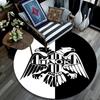 PAOK pattern round rug,Carpet Rug for Living Room Bedroom Playroom ,Non-slip Floor Mat,Holiday Gifts and Birthday Gifts.