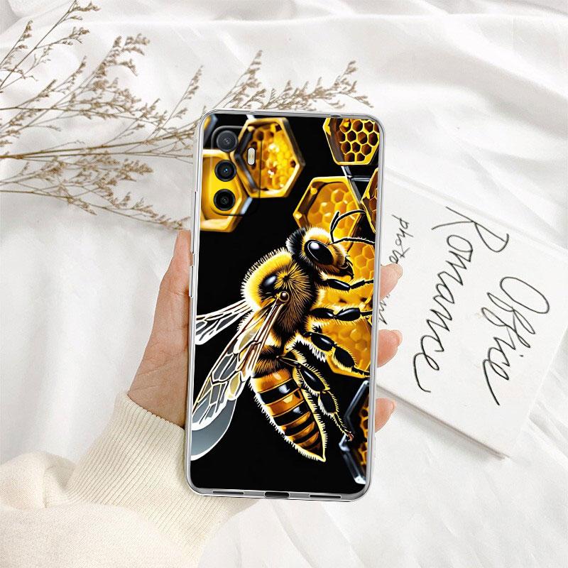 IK7 Art Bees Cartoon Phone Case for Motorola Moto G10 G20 G30 G31 G32 G34 G35 G41 G42 G50 G51 G52 G55 G60 G60S G62 G71 G72 G75
