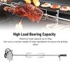 Grill Rotisserie Kit 33lb Load Bearing Easy Assembly Stable Rotating Rotisserie Motor Spit Rod Kit for Outdoor BBQ EU Plug 220V