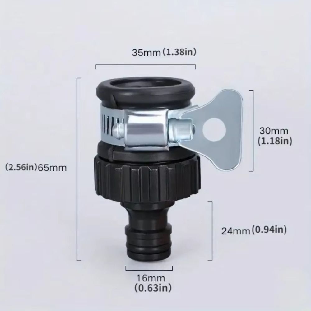 2pcs Multi-functional Hose Fitting Adapter Leak-Proof Tap Connector Garden Hose Adapter  Car Washing