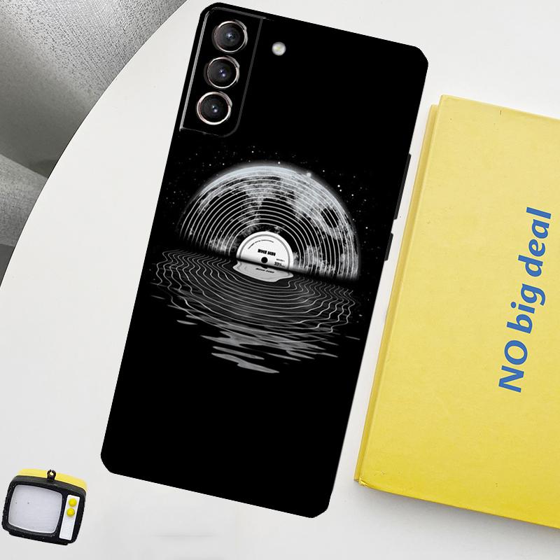 Vinyl DJ Record Art Phone Case For Samsung Galaxy S25 Ultra S21 S22 S23 S24 Ultra S9 S10 S20 Plus S25 FE Cover