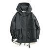 Bomber Jacket Men Harajuku Long Sleevd Zipper Solid Cargo Coats Outdoor Loose Spring Coats