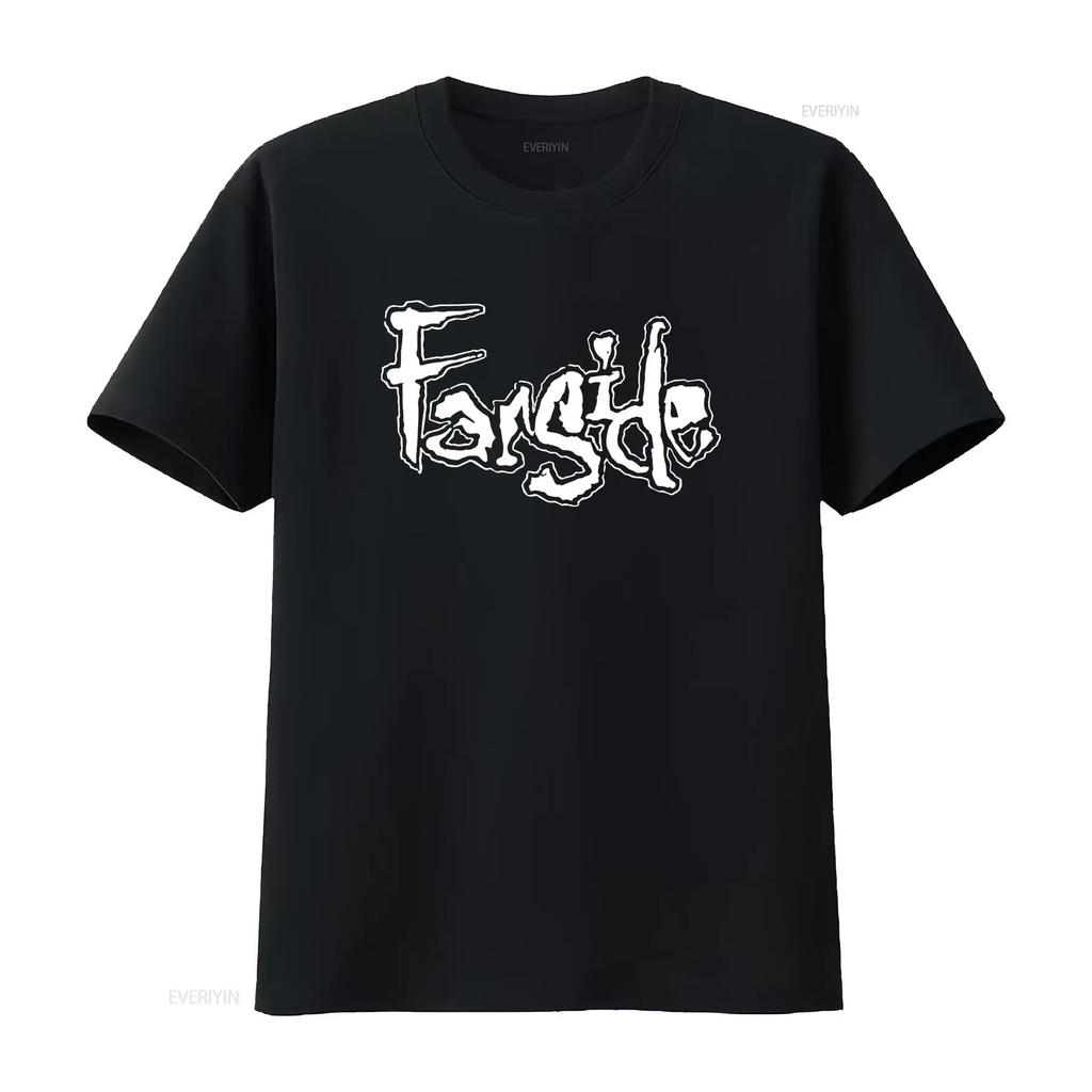 Farside Logo T Shirt Post Hardcore Into Another Sense Field Samiam Chamberlain vintage Washed graphic Comfortable Slightly