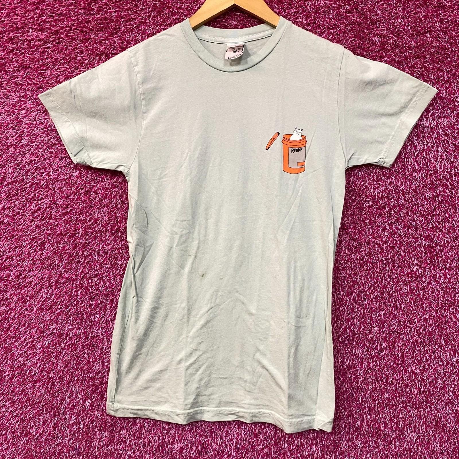RIPNDIP Lord Nermal Pills Graphic Design T-Shirt Small S