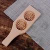 Double Slot Wooden Mooncake Mold Clear Texture Traditional Dessert Press  Kitchen Gadgets