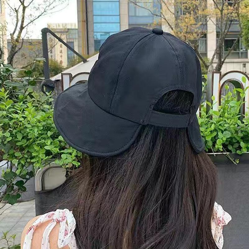 Summer Hat For Women Foldable Baseball Cap Wide Large Brim Sunscreen Beach Caps Female Outdoor Casual  Bucket Hat