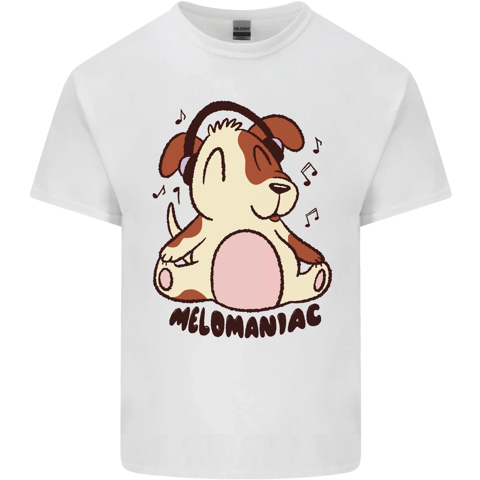 Melomaniac Dog Yoga Meditation Funny Kids T-Shirt Childrens XL