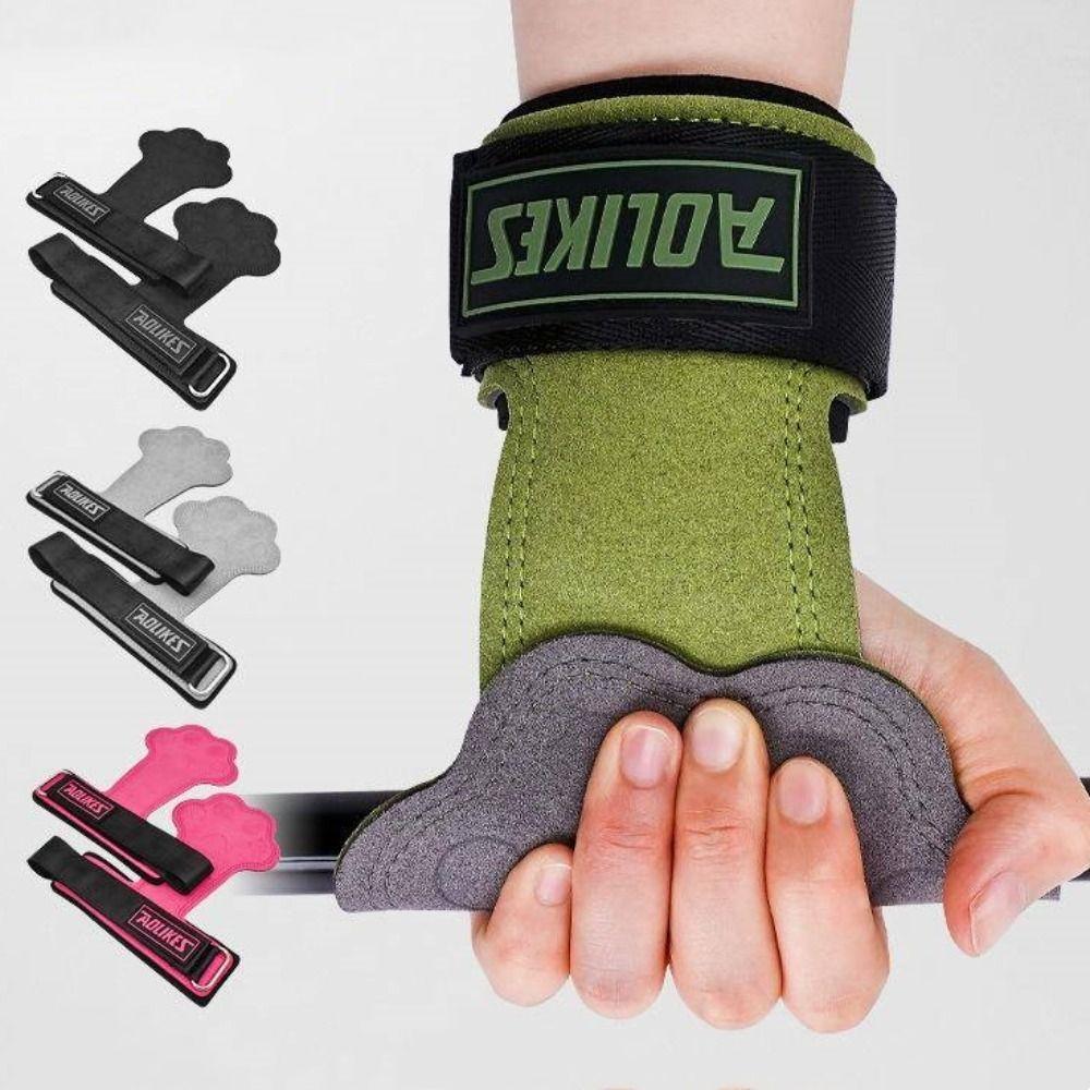 

1 Pair Raised Anti-slip Cat Paw Fitness Power Straps Thickened Deadlift Power Straps Build Muscle сірий