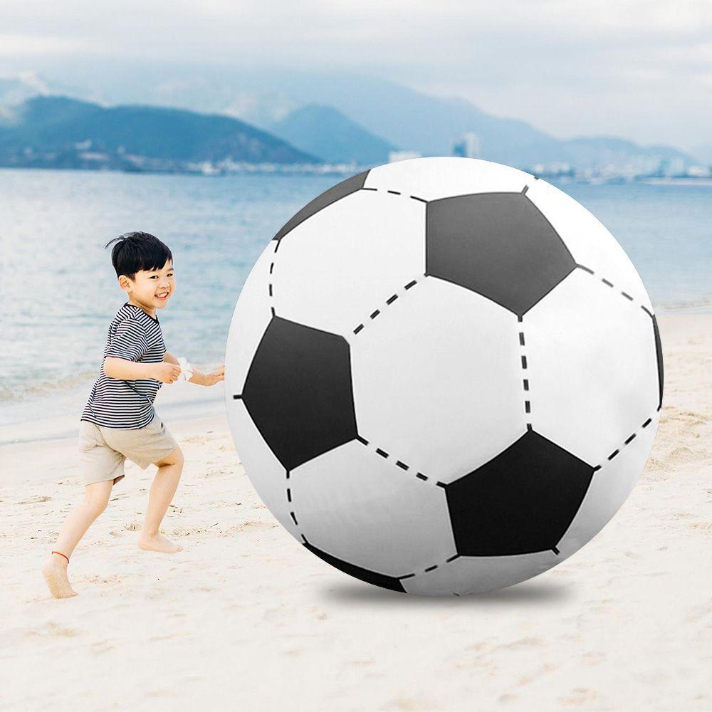 PVC Balloons Giant Football 80/100/150cm Beach Toys Inflatable Soccer Volleyball Toys Beach Ball
