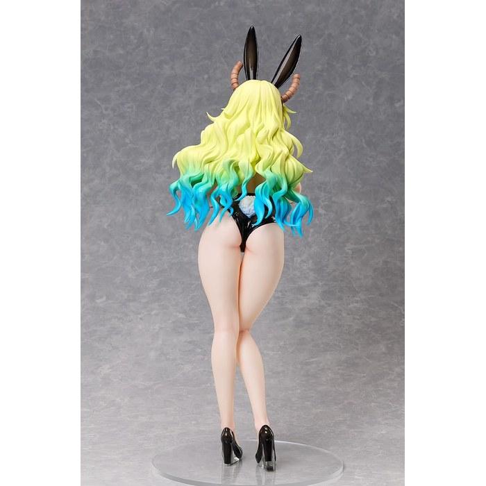 [FREEing] Miss Kobayashi's Dragon Maid: Lucoa Bare Legs Bunny Ver. 1/4 Scale Painted Plastic Figure Blue-Green 480mm