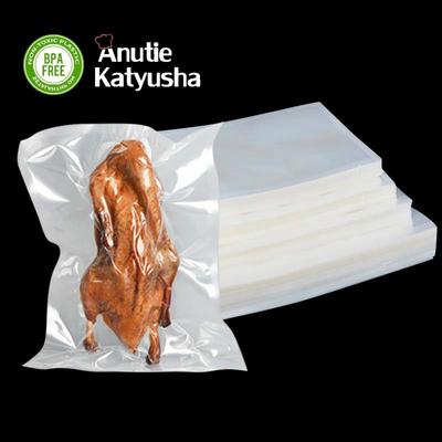 100PCS /Lot Vacuum Bags For Food BPA-Free Storage Film Heated& Freezer Bags Kitchen Food Grade Packaging Bags For Vacuum Sealer