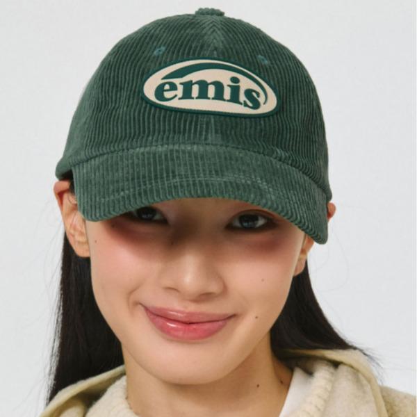 EMIS Gummipatch Cord Cap (Grün, Rosa, Aschblau, Beige, Braun, Marineblau, Schwarz)
