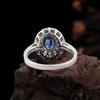 Elegant 925 sterling silver women's earrings natural blue kyanite Classic jewelry Gemstone Banquet and birthday gifts
