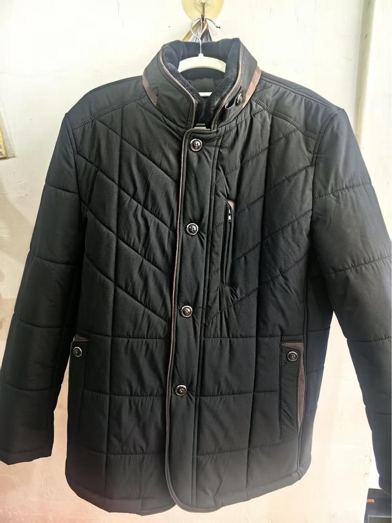 2026 Winter Warme Katoenen Jas: Opstaande Kraag, Verdikte Casual Jas voor Middelbare Leeftijd en Ouderen