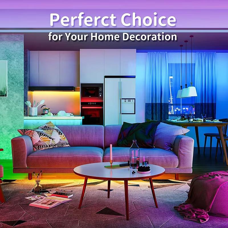 1M-30M RGB LED Strip Light Bluetooth APP Control Color Changing Light Flexible LED Lamp Tape For TV BackLight Room Decoration