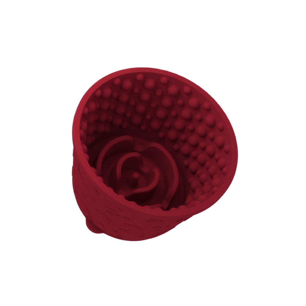Large Slow Feed Dog Bowl - Silicone - Pet Bowl for Slow Eating