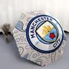 Manchester City, Badge Automatic Opening and Closing, 8 rib Structure Portable Umbrella, Suitable for Men and Women in All Seasons  Perfect