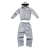 2026 Loose Fit Tracksuit Set Men Women Couple Hooded Zip Sweatshirt Jogger Pants Sport Casual Outfit