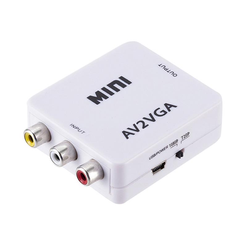 AV To VGA Video Converter - RCA To VGA, TV To PC Adapter