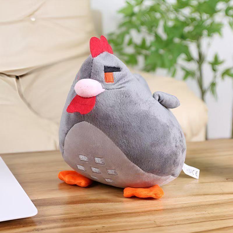 Kawaii Stardew Valley Chicken Plush Toy Soft Cartoon Game Pillow for Kids Baby Companion Animal Toy
