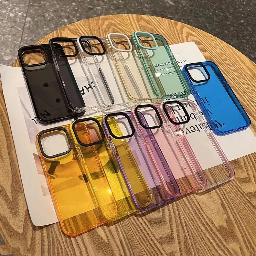 Transparent Phone Case For For Iphone 17 Air 11 12 13 14 15 16 Pro Max 7 8 Plus X Xs Max XR Clear Bumper Back Cover