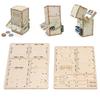 DIY Wooden Robot DIY Eating Coins Robot for Hinged Connection for Children Puzzle Teaching