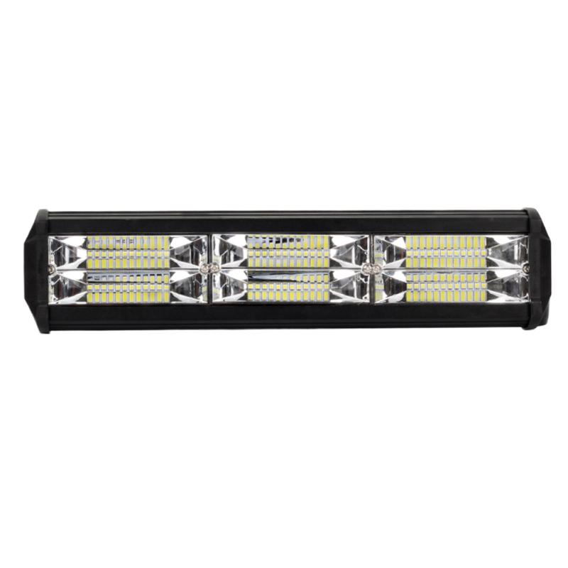 Car LED Work Light Three Rows 216W Off-road Top Spotlights High Power Lights