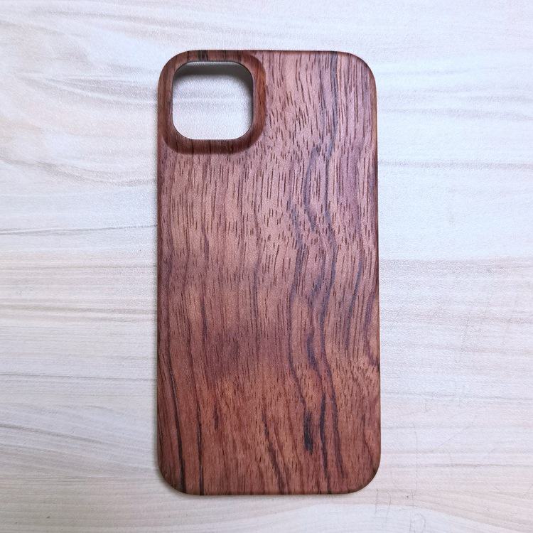 Hülle aus Holz für iPhone 14 Pro Max - Schutzhülle aus Massivholz, Hartschalen-Apple-Hülle