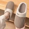 Fashion Winter Warm Fur Slippers for Men Women Couples House Non Slip Soft Shoes Comfort Flat Heel Home Indoor Bedroom Plush Slippers