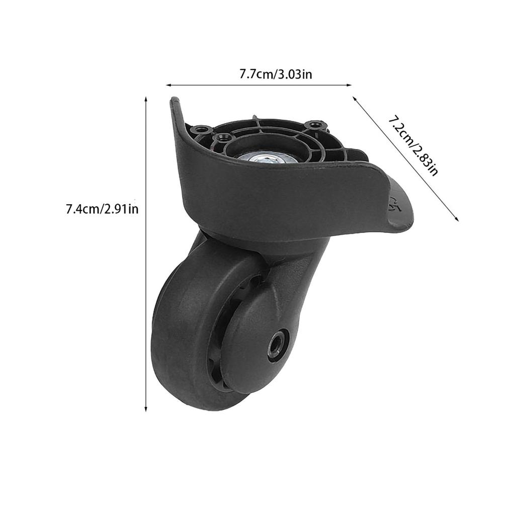 Pár 5 Černých Kufrů Kolečka Zavazadel Náhradní Venkovní Potřeby