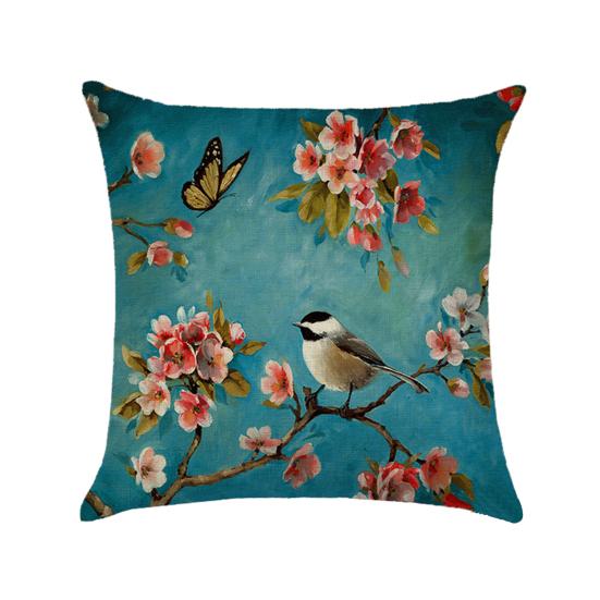 Sofa-Kissenbezug, hautfreundlich, farbecht, bedruckt, klassisch, bedruckt, Dekokissenbezug, Kissenbezug für Zuhause, Sofa, Café, Auto, Dekoration