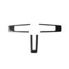 Carbon Fiber Car Gear Steering Wheel Frame Panel Trim Sticker Cover Moulding Strip For Ford Mustang 2009 2010 2011 2012